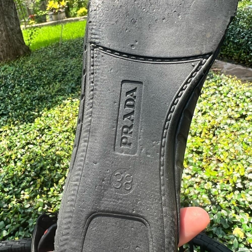 ▶️ Prada ◀️ Women’s High Trainer Sneakers. Size 38 - Picture 9 of 14